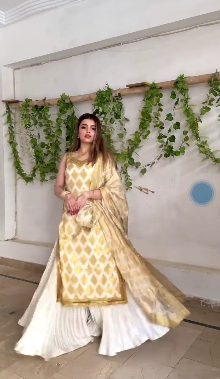 Banarasi Plazzo Set