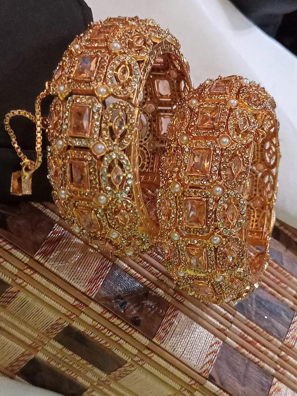 Stones Bangles pair