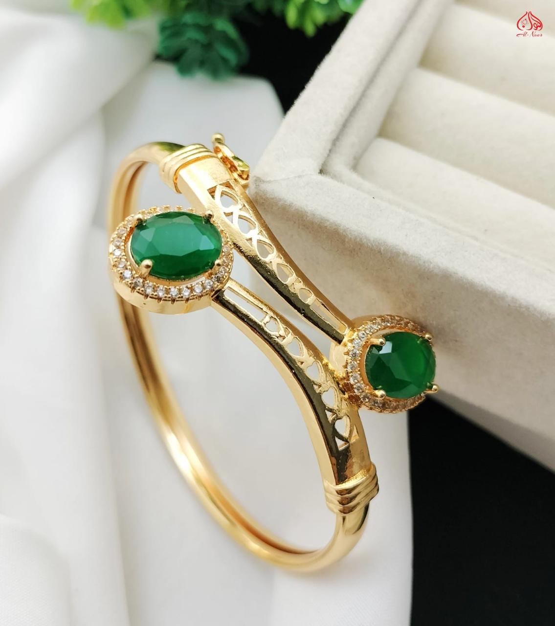 Indian zircon Gold Plated Bracelet