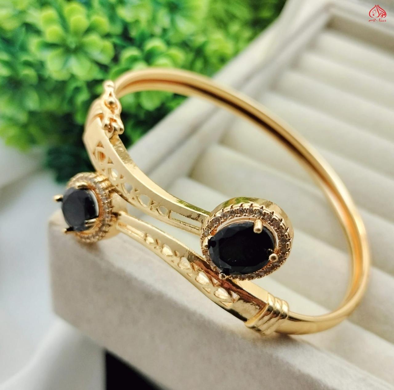 Indian zircon Gold Plated Bracelet