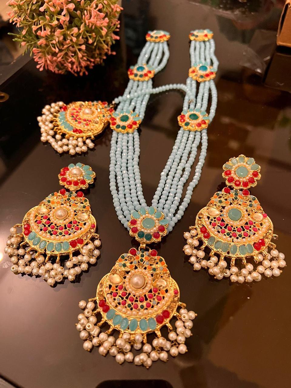 Long Mala set with Matha Tika
