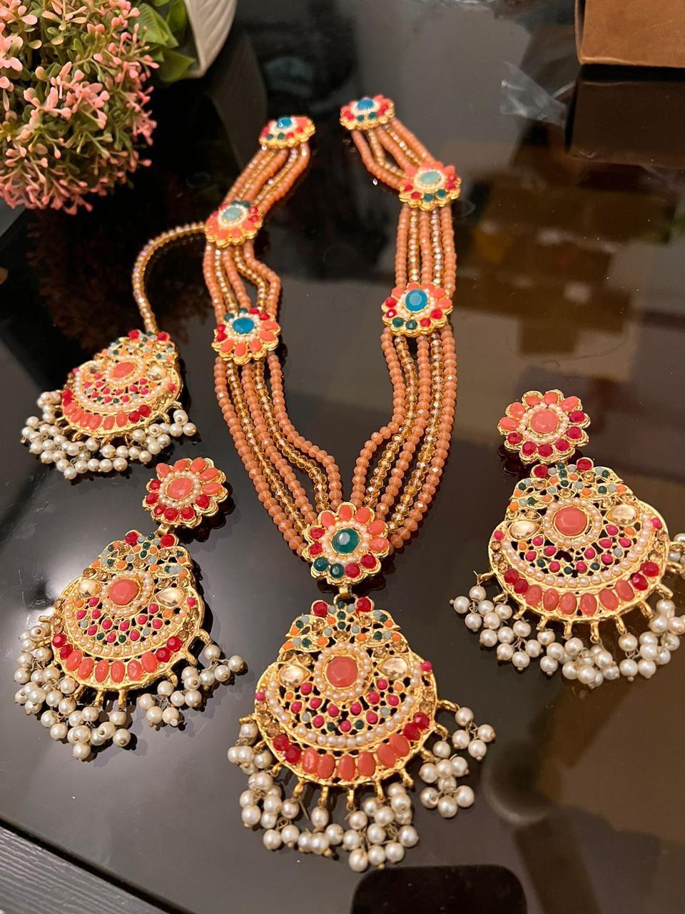 Long Mala set with Matha Tika