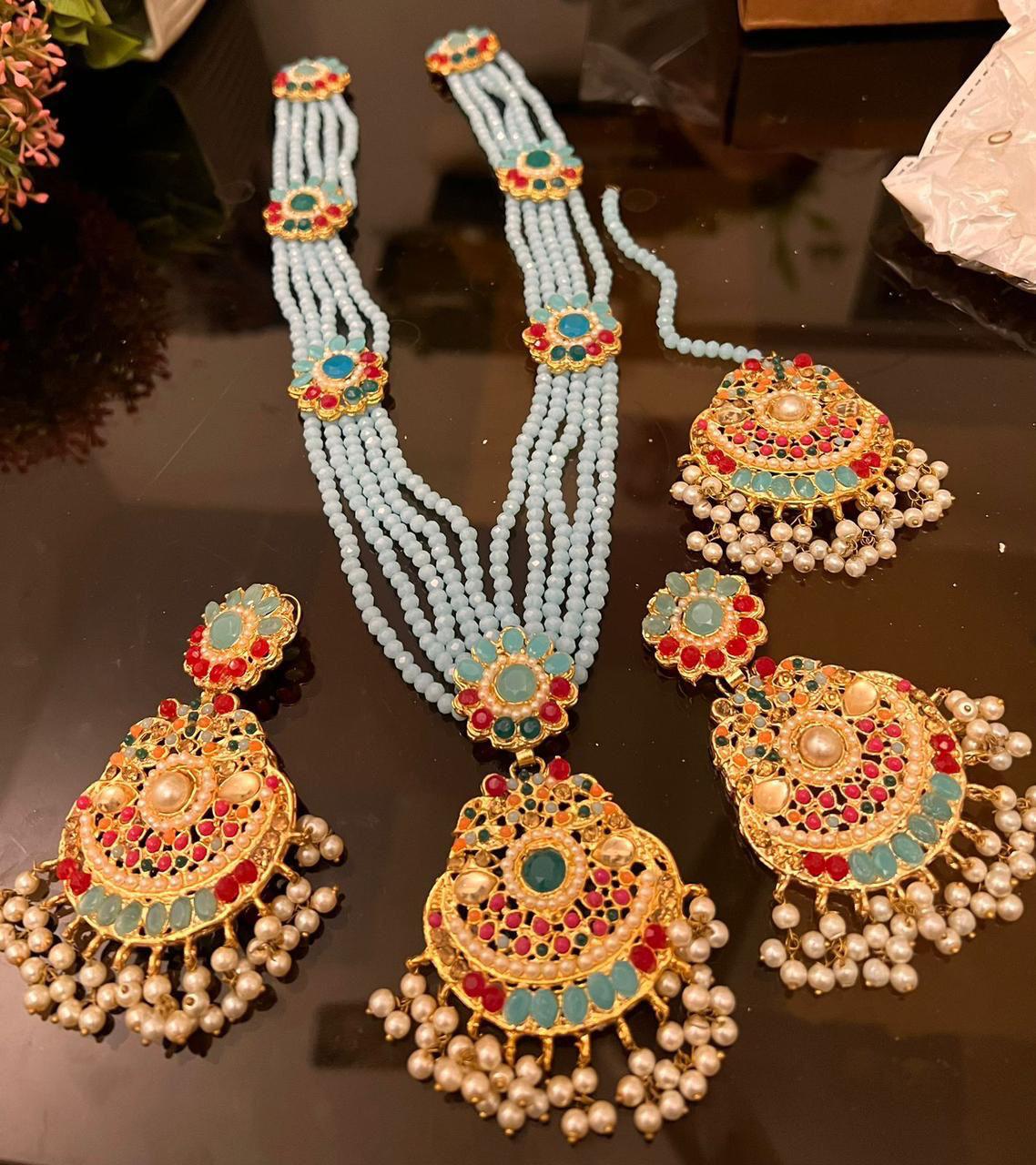 Long Mala set with Matha Tika