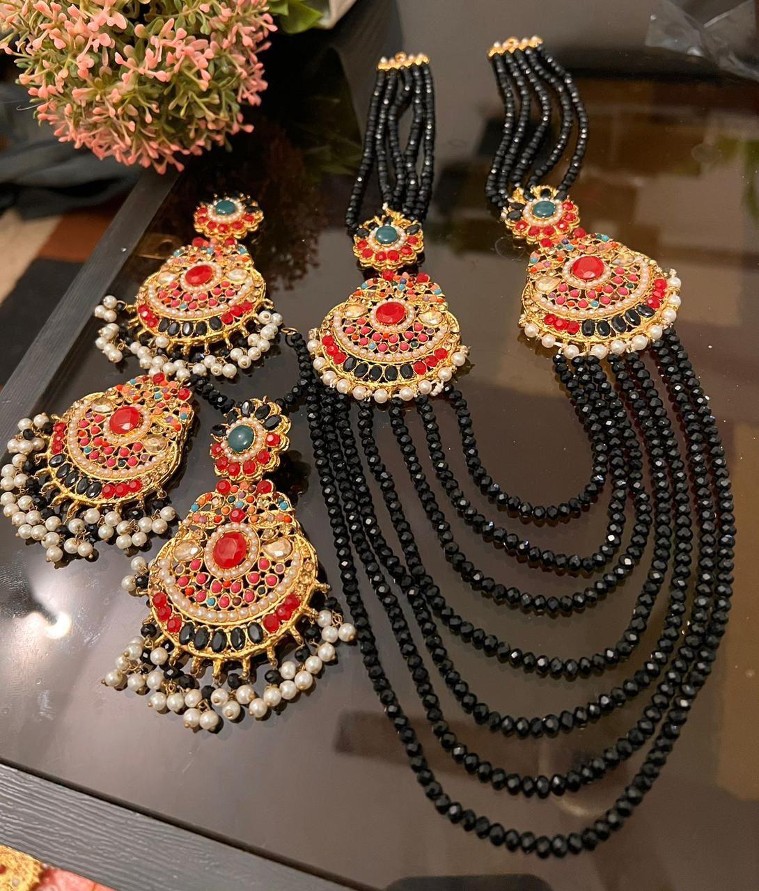 Long Mala set with Matha Tika