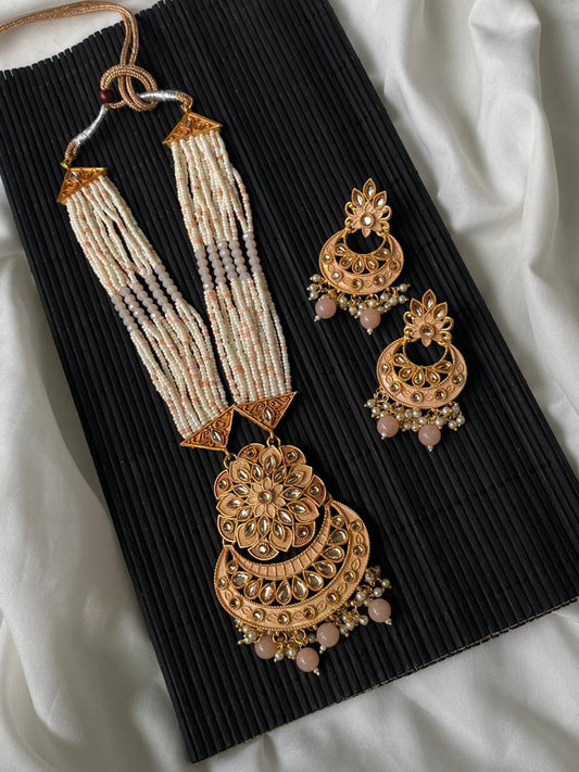 Indian Kundan Mala Set