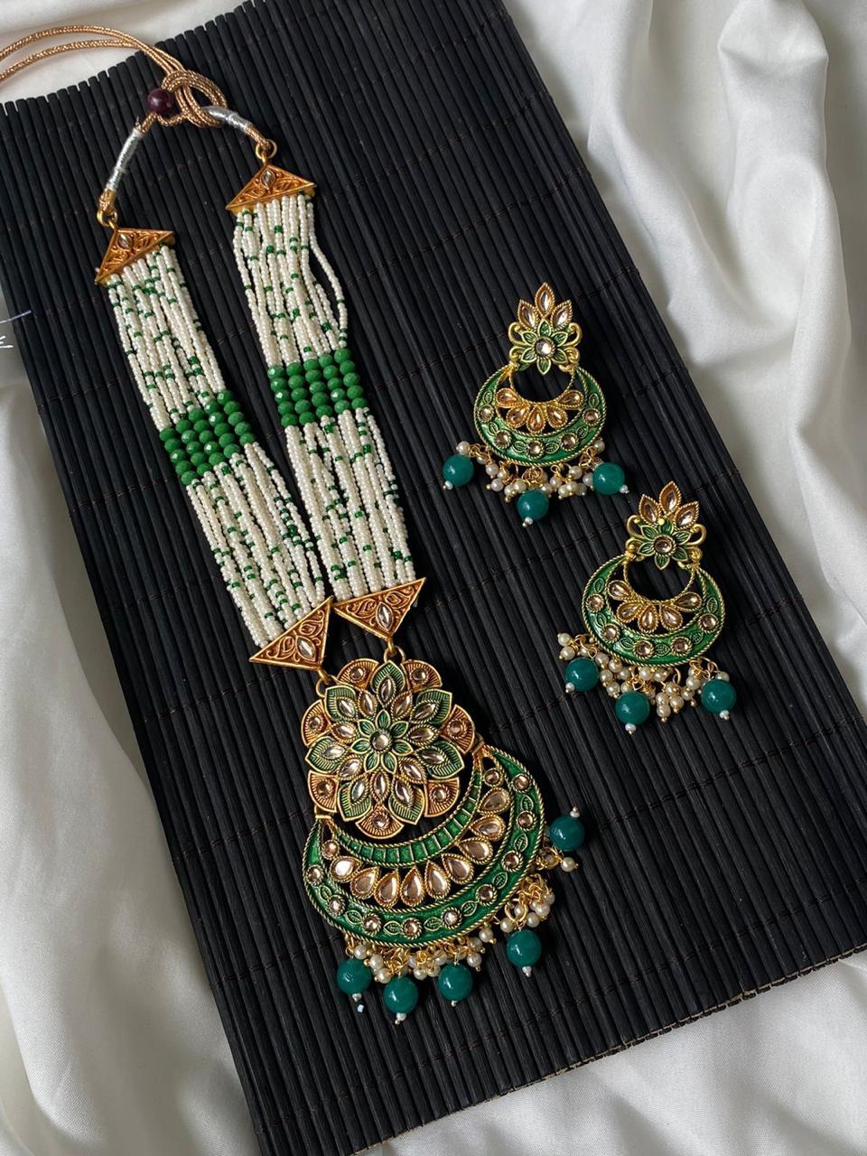 Indian Kundan Mala Set