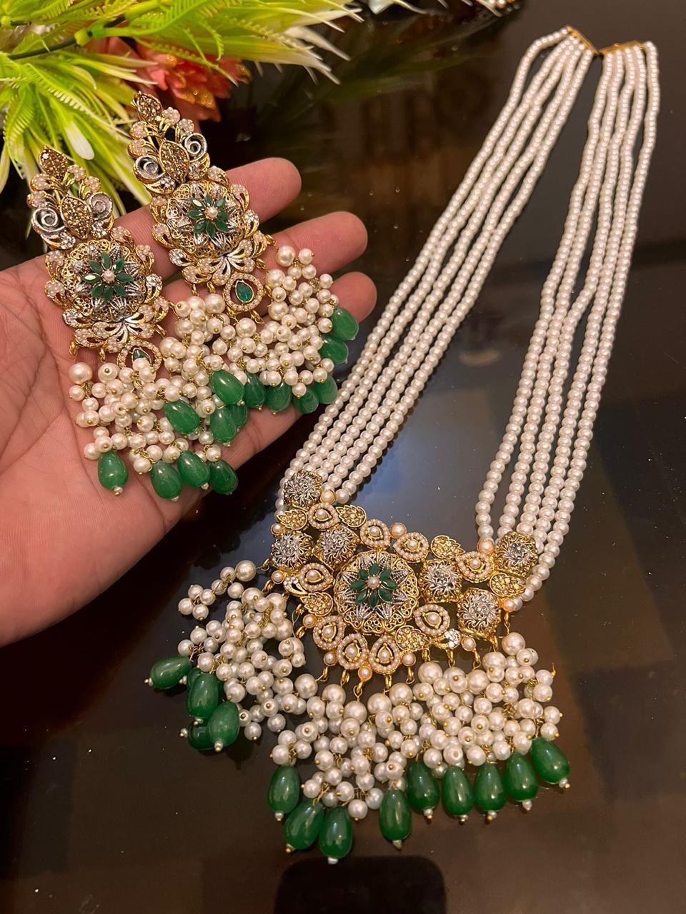 Studded Mala Set