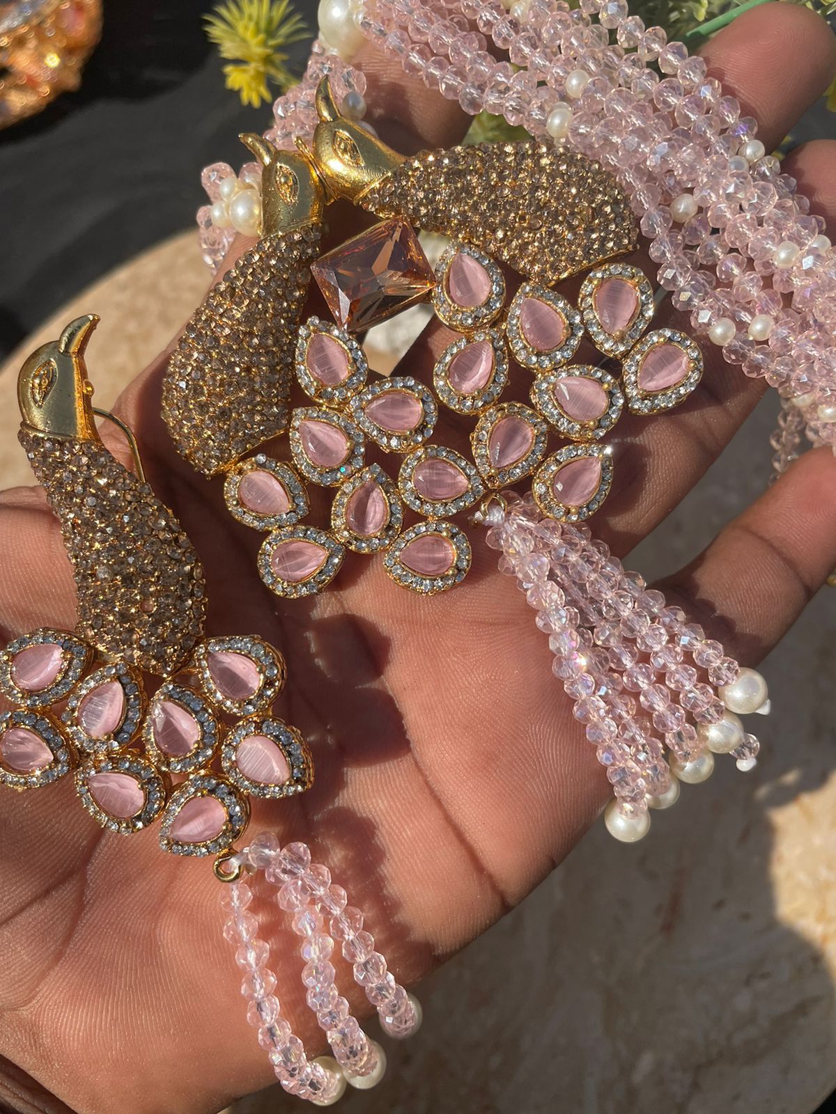 Peacock Mala Set