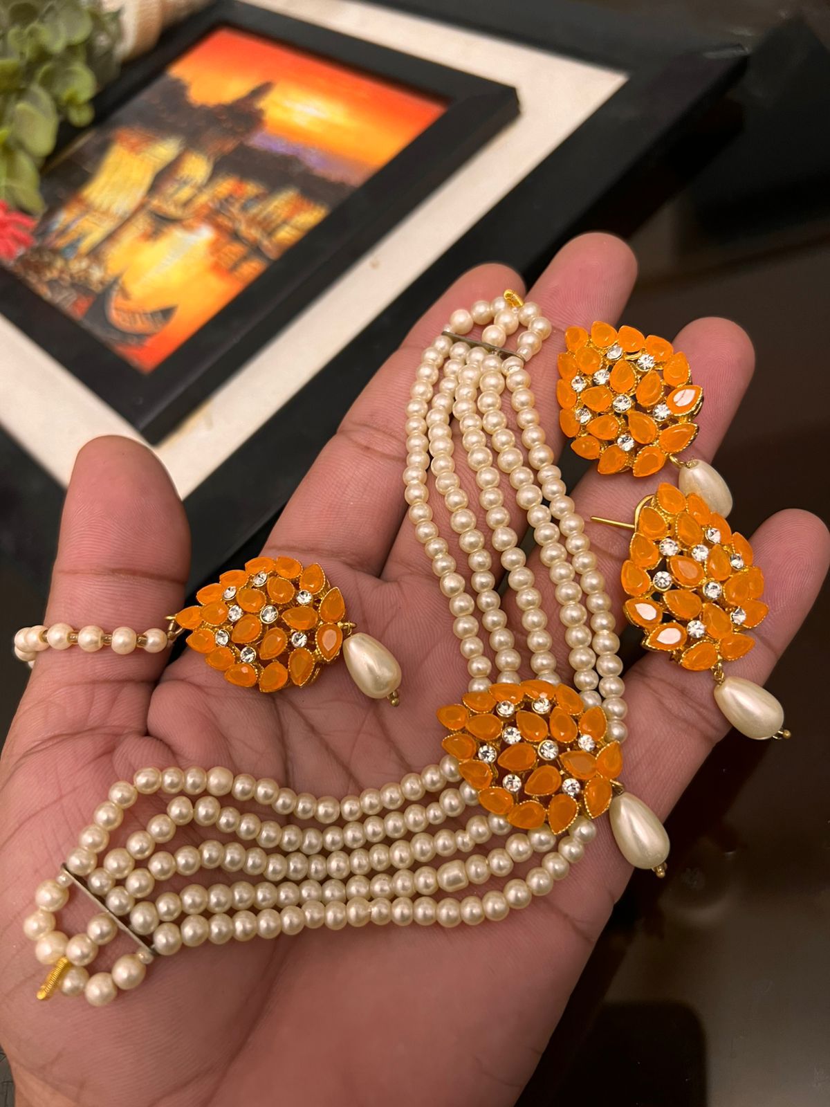 Pearl Chokar Set