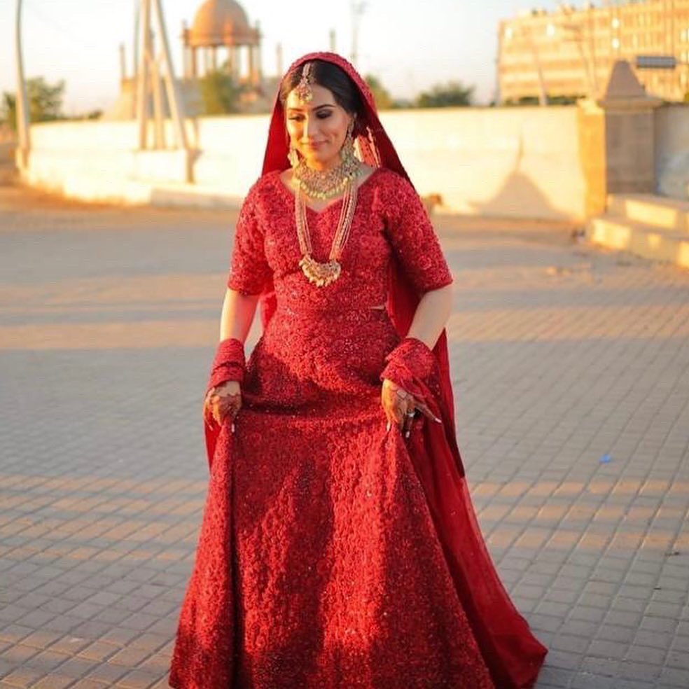 Red Lehenga