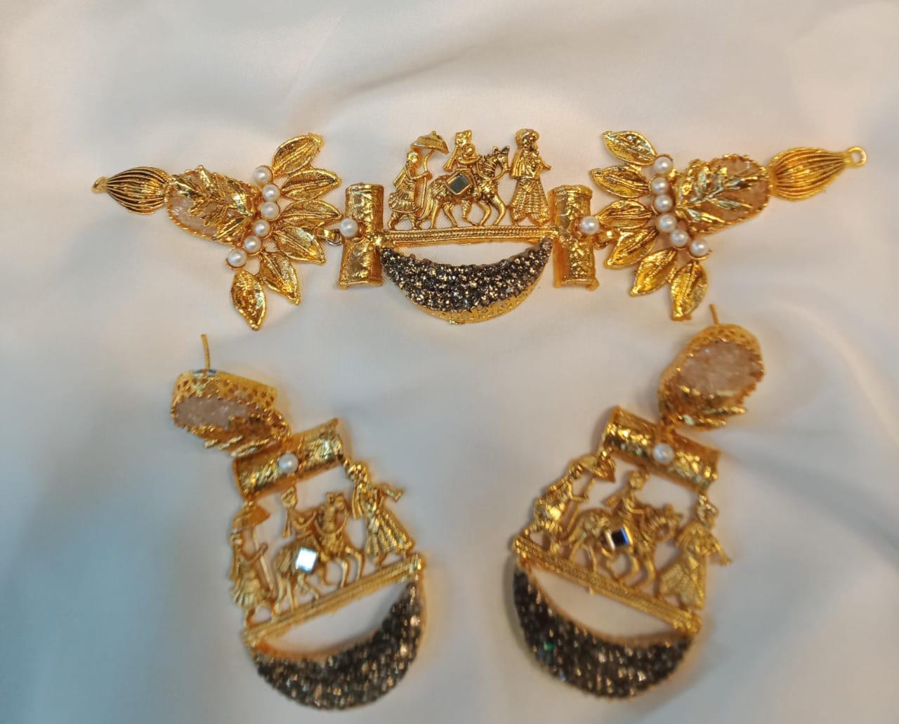 hand made designer turkish style chocker set