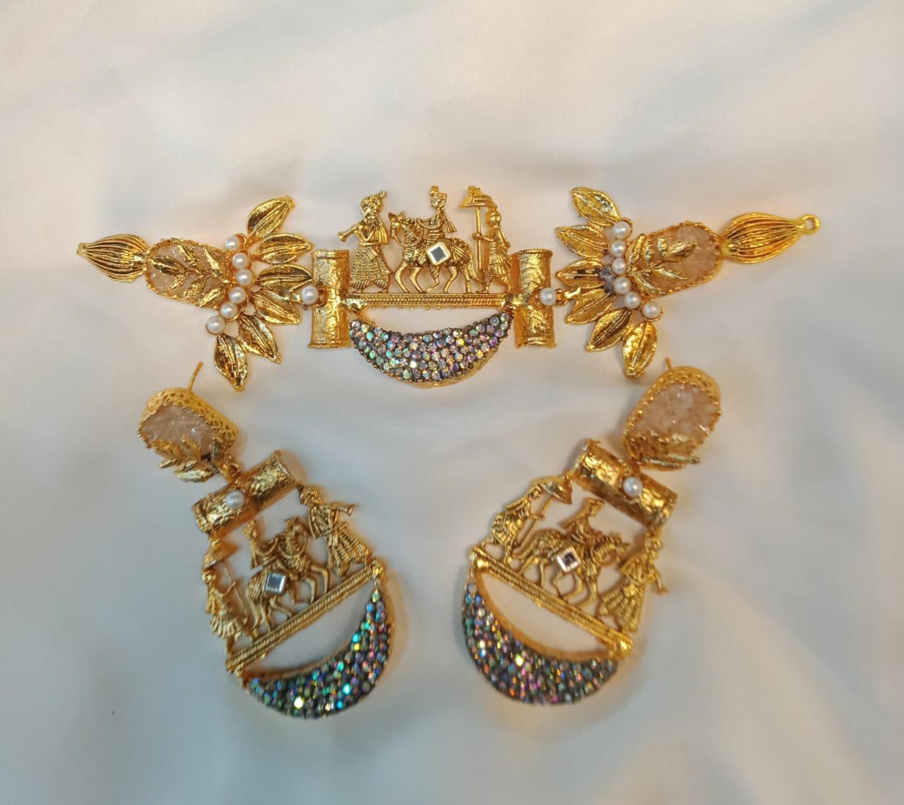 hand made designer turkish style chocker set