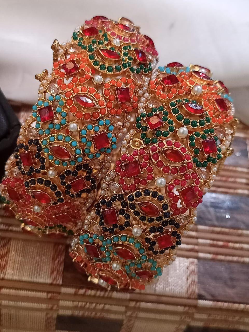 Multicolor Bangles Pair