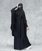 Patten jilbab skirt top and nose pis