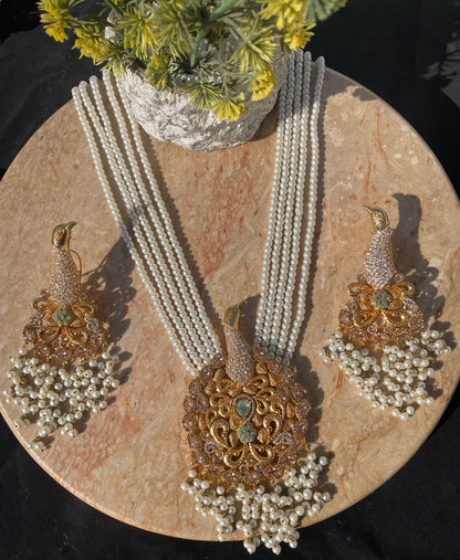 Peacock Mala Set