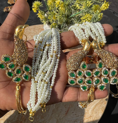 Peacock Mala Set