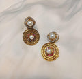 Double Pearl Earrings