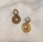 Double Pearl Earrings