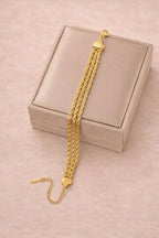 Twisted Gold Bracelet