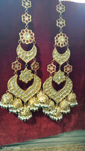 Gold Plated Kundan Earrings