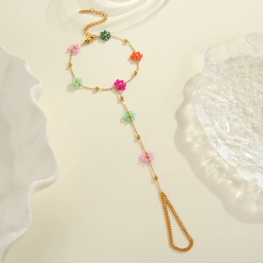 Floral Bloom Hand Chain