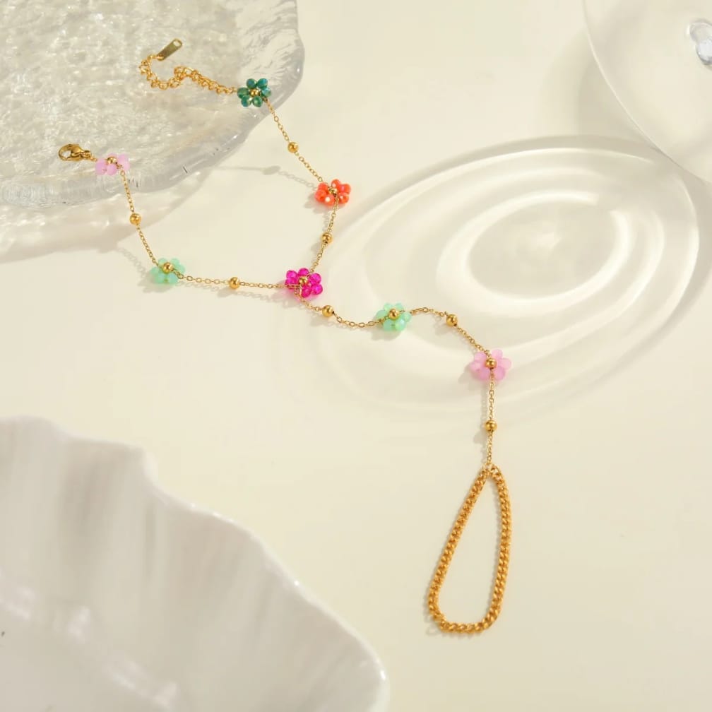 Floral Bloom Hand Chain