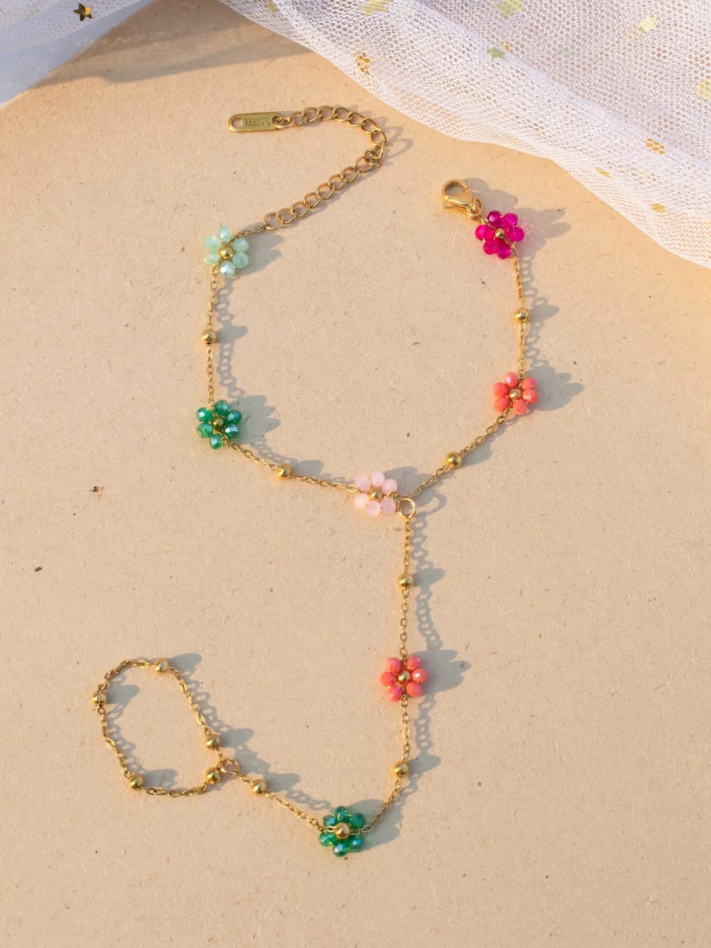 Floral Bloom Hand Chain