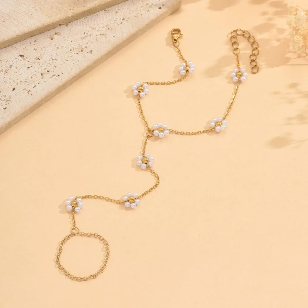 Floral Bloom Hand Chain