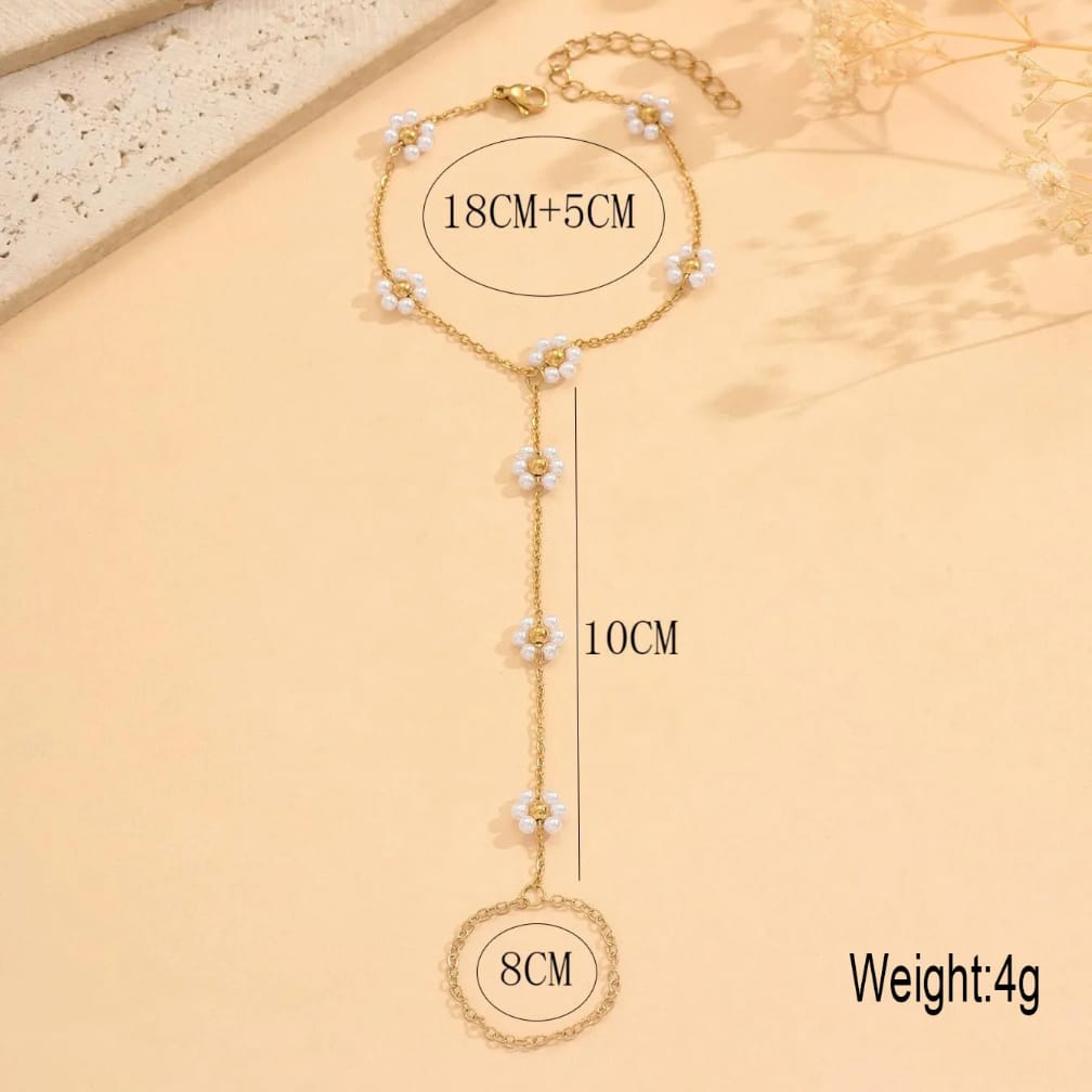 Floral Bloom Hand Chain