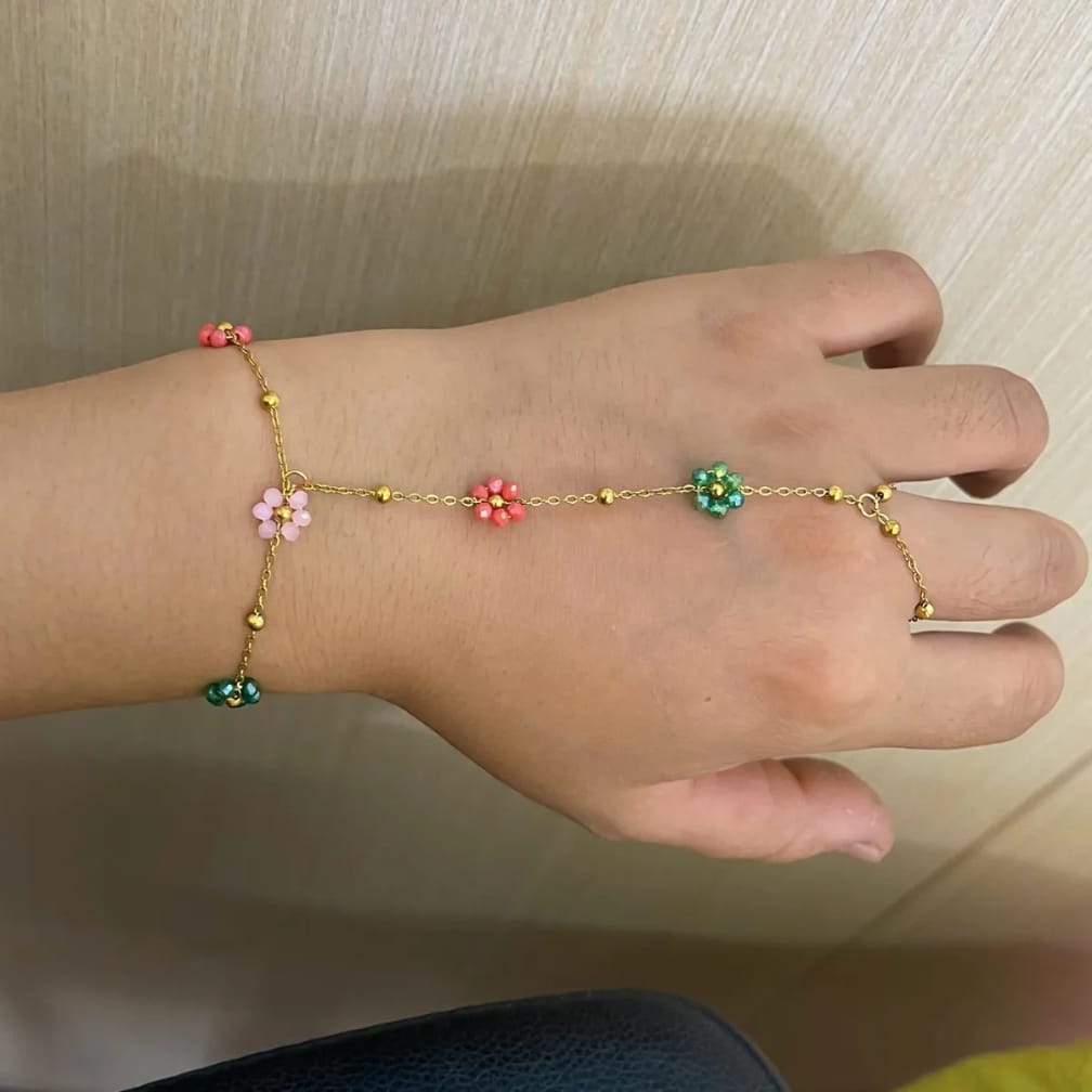 Floral Bloom Hand Chain