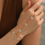 Floral Bloom Hand Chain