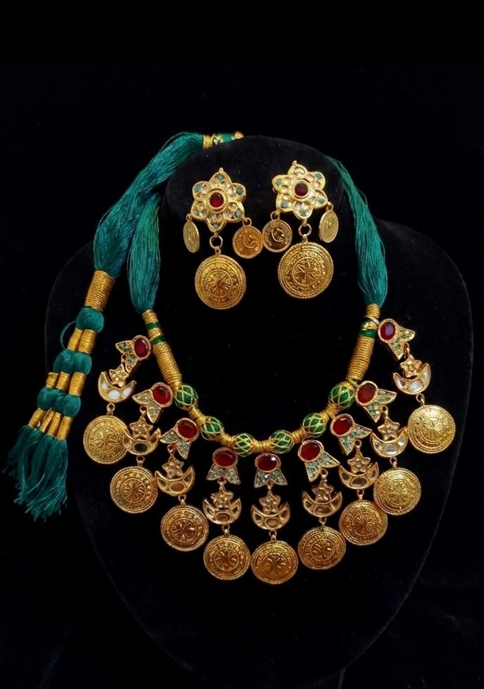 Heritage Coin Tassel Necklace Set