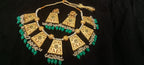 Emerald Heritage Kundan Necklace Set