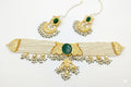 Emerald Pearl Kundan Choker Set
