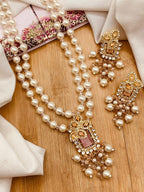 Amber Pearl Luxe Necklace Set