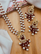 Amber Pearl Luxe Necklace Set