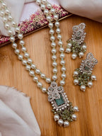 Amber Pearl Luxe Necklace Set